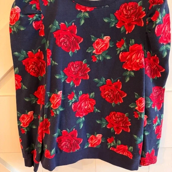 American Girl x Janie and Jack Wrapped in Roses Party Top 12 Puff Sleeves - Picture 3 of 8
